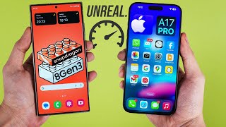 Samsung Galaxy S24 Ultra vs iPhone 15 Pro Max  Speed Test WOW [upl. by Waldner]