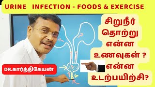 urinary infection in tamil  foods 🍏🥗 exercises 🚴‍♀️ home remedies  dr Karthikeyan [upl. by Dronski]