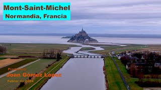 Increible Mont Saint Michel La abadiapueblo patrimonio de la humanidad [upl. by Anastatius150]