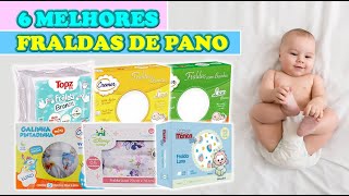 🏆 6 Melhores Fraldas de Pano  Cremer Topz Minasrey e Incomfral [upl. by Hecklau]