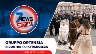 7 News Special 16 10 24 il Gruppo Ortensia incontra Papa Francesco [upl. by Eusoj412]