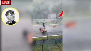 dilano vant hoff spa crash  dilano vant hoff today incident [upl. by Steffin]