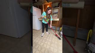 Deep cleaning the basement cleaningvideos cleaningmotivation blackwidow cleanwithme [upl. by Nnaeilsel624]