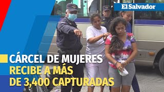 Más de 3400 mujeres capturadas en régimen de excepción de El Salvador [upl. by Nodnar]