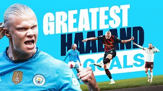 HAALANDS GREATEST GOALS  Ten of the best from Erling [upl. by Yenobe588]