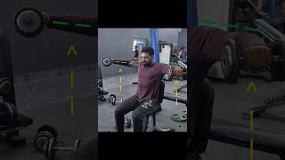 Shoulder side raise Correct form exercise explore shortsfeed [upl. by Robi]