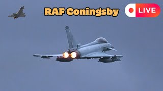 Live from RAF Coningsby Home to RAF Eurofighter Typhoon FGR4  QRA amp BBMF [upl. by Limaj974]