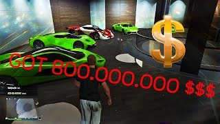 part 1 GETTING 800000000  IN GTA ONLINE PS4 BUYING EVERYTHING IN GTA V ONLINE SPENDING MONEY [upl. by Henrique]