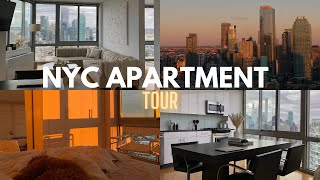 NYC APARTMENT TOUR  Modern Neutral amp Minimalistic 1 Bedroom [upl. by Aible]