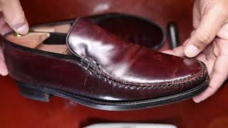 The Shellvedge Ebony Stick  A REVOLUTION in Shell Cordovan Shoe Care [upl. by Eimarej]