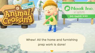 Home Furnishings amp Squeamish Blathers  Animal Crossing New Horizons  6 [upl. by Edya]