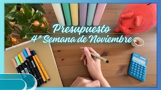 PRESUPUESTO 4 Semana de Noviembre  Cajita de viajes [upl. by Nosylla130]