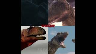 Tyrannosaurus Rex vs Carcharodontosaurus vs Giganotosaurus vs Spinosaurus [upl. by Lorenz]