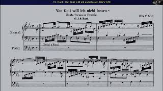 JSBach Von Gott will ich nicht lassen for Organ BWV 658 Piano transcription [upl. by Ordnasela]