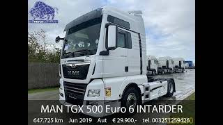 MAN TGX 500 Euro 6 INTARDER [upl. by Gasperoni]