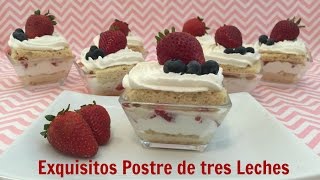 Vasitos De Tres Leches Mesa De PostresIdea 9 de 9 [upl. by Tratner]