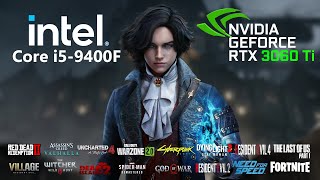 Core i5 9400F  RTX 3060 Ti  Test in 25 Games [upl. by Naelcm638]