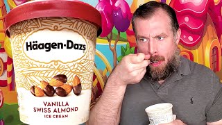 HäagenDazs Vanilla Swiss Almond Ice Cream [upl. by Quirk]