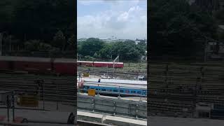 View of Pune Railway Station from Metro shorts travel [upl. by Eilagam]