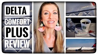 DELTA COMFORT REVIEW  What is Comfort Plus amp is it worth the extra money  My Comfort Experience [upl. by Harday919]