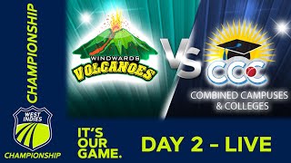 🔴 LIVE Windward Islands v CCC  Day 2  West Indies Championship 2024  Thursday 22nd February [upl. by Dotson]