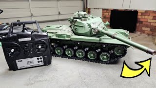 M60A3 116 RC TANK  WITH BB GUN [upl. by Jaddo832]