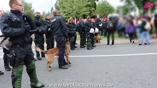 Naziaufmarsch blockiert  Eindücke Ingelheim 17 August 2019 [upl. by Prestige]