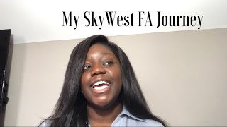 My SkyWest FA Journey  Life Of A Flight Attendant [upl. by Aihtebat971]