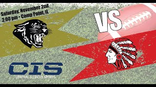 Camp Point Central vs Nokomis  IHSA Football [upl. by Nebra923]