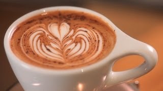 How to Use Chocolate Powder  Latte Art [upl. by Neiv92]