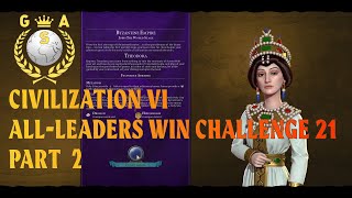 Civilization VI All Leaders Win Challenge 21 Byzantine Empire Theodora Part 02 civilization6 [upl. by Nimra]