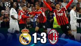 REAL MADRID vs MILAN 13  GOLES y RESUMEN del PARTIDO  UEFA CHAMPIONS LEAGUE [upl. by Chastain]