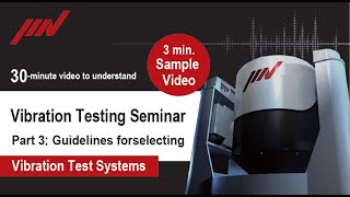 IMV Vibration Test Seminar Sample Video Part3Guidelines for selecting【DSSNo71E】 [upl. by Mazman]