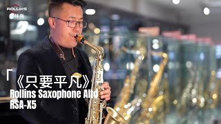 《只要平凡》Rollins Saxophone AltoX5（Cover By MrLiu） [upl. by Elaina313]