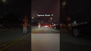 Figueroa Street Los Angeles at night [upl. by Mathre]