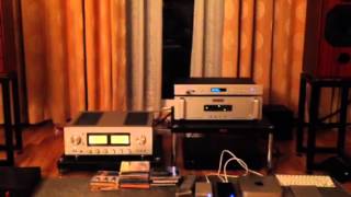 Harbeth c7es3 amp luxman L550a ii amp bryston BDP1 amp Audio rese [upl. by Nilsoj]