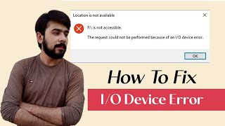 How to Fix IO Device Error Windows 10 StepbyStep Guide SOLVED [upl. by Lindholm140]