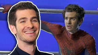 Andrew Garfield lying about SpiderMan No Way Home for nearly 4 minutes [upl. by Grindle]