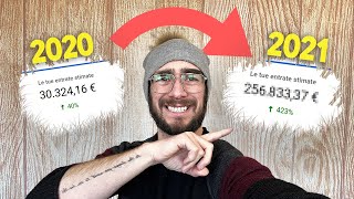 QUANTO HO GUADAGNATO NEL 2021 CON YOUTUBE E INSTAGRAM [upl. by Bohi949]