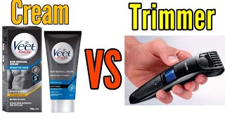 Veet Men Hair remover Vs Trimmer [upl. by Nauh]