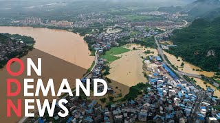 DEADLY China Landslides KILLS Dozens After Torrential Downpours [upl. by Eidarb]