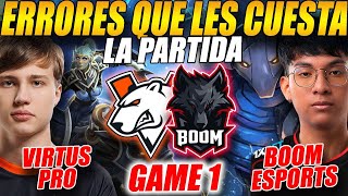 ðŸ˜²ERRORES que les cuesta la PARTIDAðŸ˜² BOOM ESPORTS vs VIRTUSPRO g1BO3 Pinn4cle 25 Year [upl. by Tye]