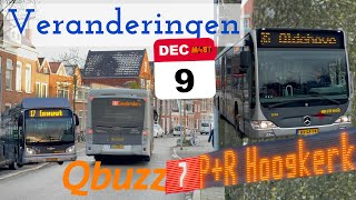 Wijzigingen OV Groningen stad Qbuzz [upl. by Eicats]