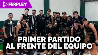 LAS PALABRAS DEL NUEVO ENTRENADOR DEL CLUB PINGUINOS 🏀 TRAS EL DEBUT  CARLOS VILLALBA [upl. by Alesram]