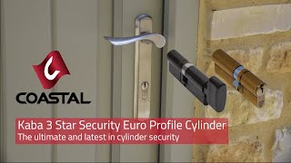 DormaKaba 3 Star pExtra Guard Euro Profile Cylinder Video from Coastal Group [upl. by Webster879]