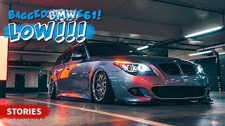 How low can you go BMW E61 5 Series on air suspension [upl. by Champagne330]