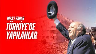 Süleyman Demirel 1983e kadar Türkiyede yapılanları tek tek anlatıyor  1987 Bütçe Görüşmesi [upl. by Corbie]