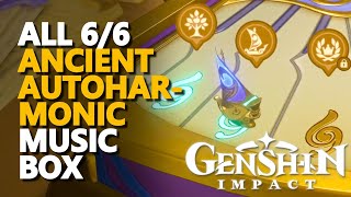 All Ancient Autoharmonic Music Box Genshin Impact [upl. by Hteboj114]