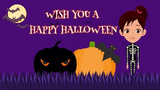 Halloween  Trick or Treat  Happy Halloween  Halloween Video for kids [upl. by Kirt401]