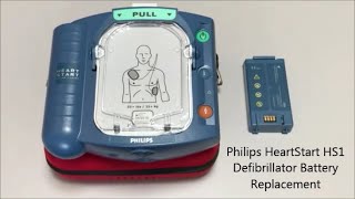 Philips HeartStart HS1 Defibrillator Battery Replacement [upl. by Yerfdog]